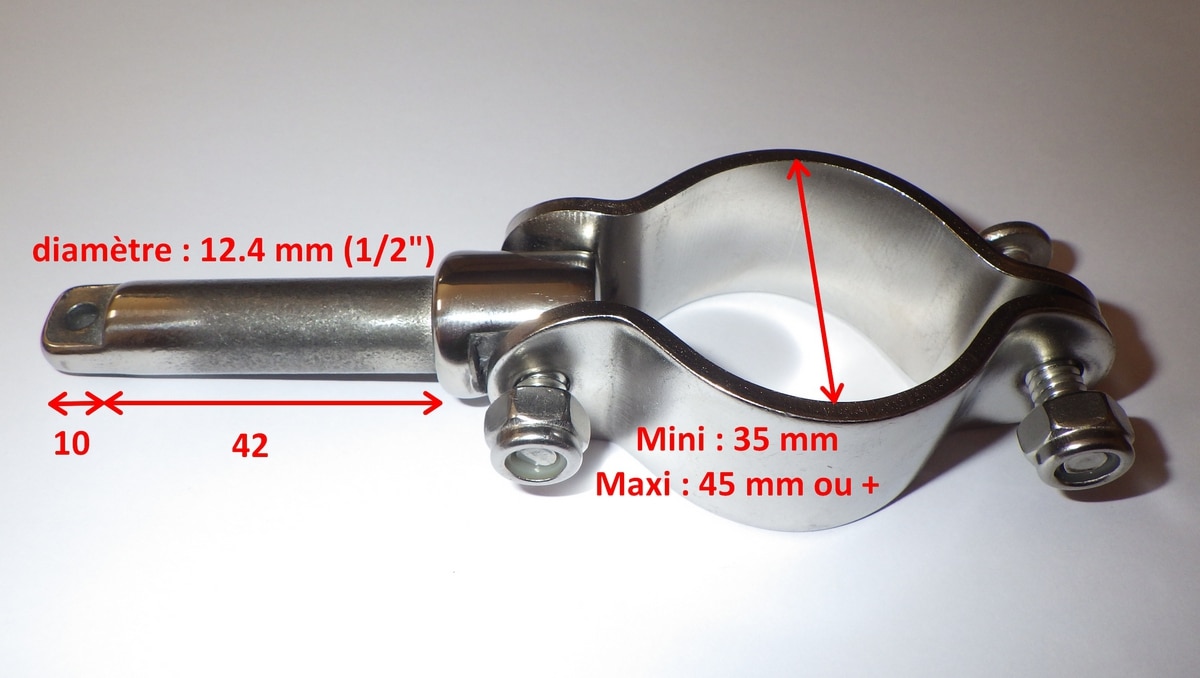 Paire de dame de nage tige 12,4 mm